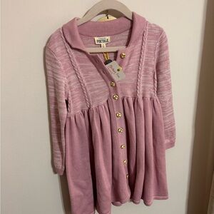 Finding foxtale preppy pink knit dress
